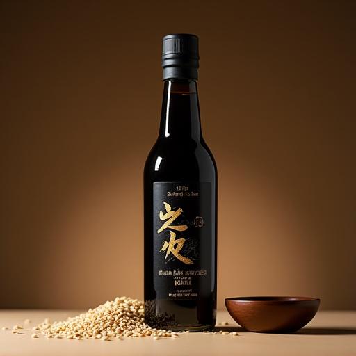 ブシドウ・バイツの黒酢のボトル